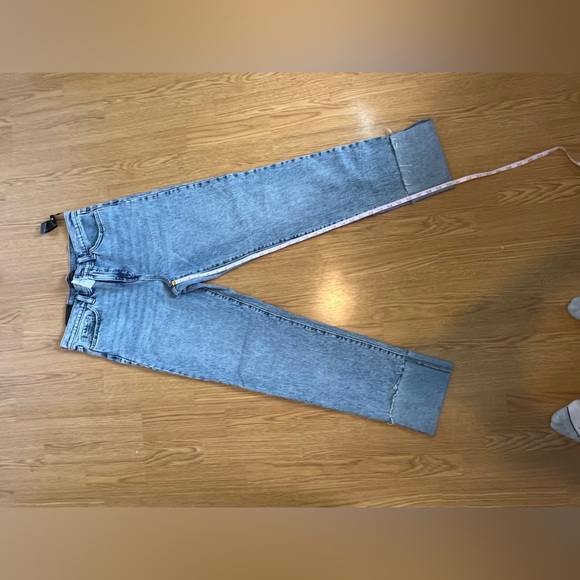 Banana Republic Light Blue Slouch Jeans with Cuff 6Tall - Picture 2 of 6